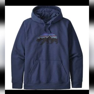 Patagonia Fitz Roy Uprisal Hoodie Outdoor Classic Hiking Size Small Retro